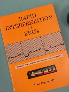 Rapid Interpretation of EKG's by Dale Dubin - 6th edition Medical Book